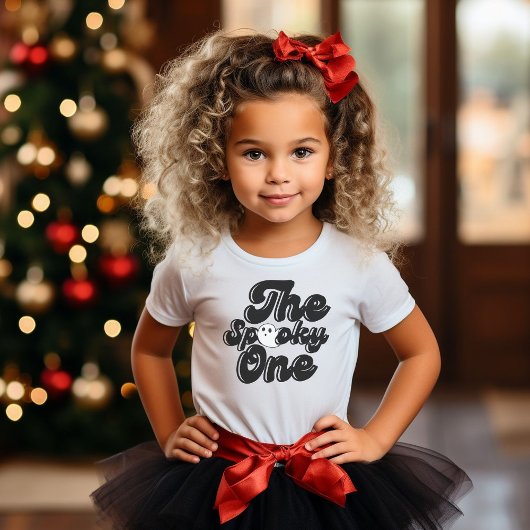 1ハロウィン不気味ベビーの最初の誕生日 Tシャツ