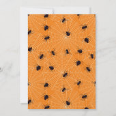 1ハロウィン不気味動物コスチューム1st誕生日 招待状 (裏面)