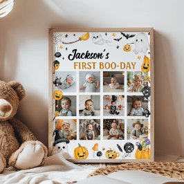 1ハロウィン不気味1年目のフォトマイルストーン ポスター