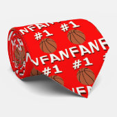 #1バスケットボールファンタイ ネクタイ (ロール)