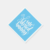 1バニ賛美ーイースター書道紙ナプキン スタンダードカクテルナプキン (角)