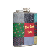 1パターン(の模様が)ある乗カラフルヴィンテージ フラスク (右)