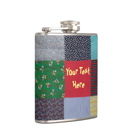 1パターン(の模様が)ある乗カラフルヴィンテージ フラスク (右)