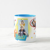 #1パパすごい漫画ブックバブルカスタム4枚 マグカップ (中央)