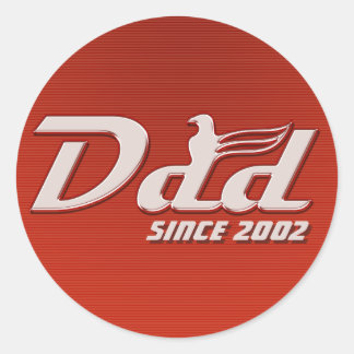 #1パパのステッカー ラウンドシール