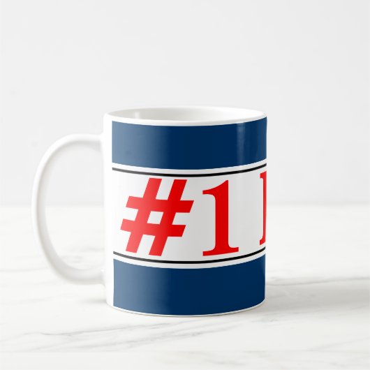 #1パパのマグ|の最初場所のパパ コーヒーマグカップ (左)