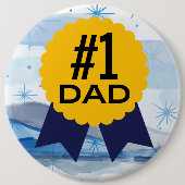 #1パパコロッサル6インチラウンド 缶バッジ (正面)