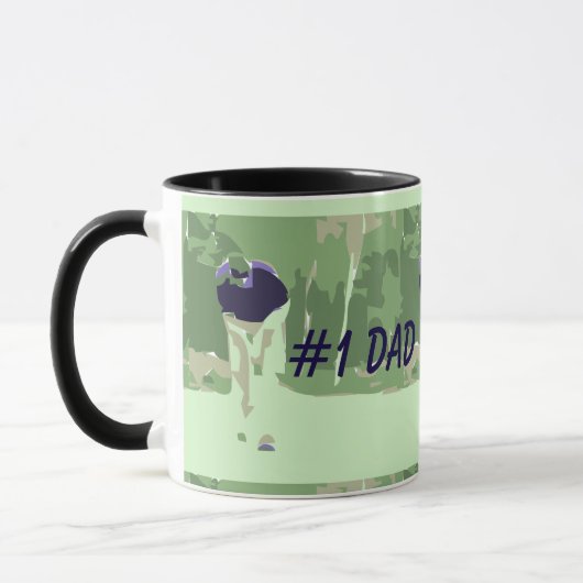 #1パパゴルファーRinger Mug マグカップ (左)
