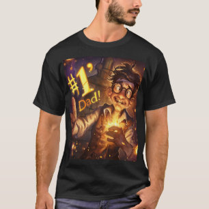 #1パパデジタルアート Tシャツ