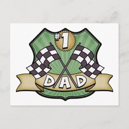 #1パパファーザーズデイレースファン ポストカード (正面)