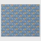 #1パパレンチインジーンポケット ラッピングペーパー (フラット)