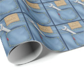 #1パパレンチインジーンポケット ラッピングペーパー (ロールコーナー)