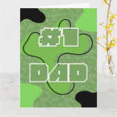 #1パパ父のデイカード カード (黄色い花)