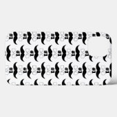 #1パパ白黒の口ひげ – ナンバーワン Case-Mate iPhoneケース (裏面 (横))