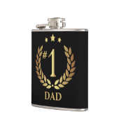#1パパ金ゴールドブラックファーザーズデイ フラスク (左)