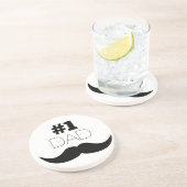 #1パパ黒口ひげ – ナンバーワン コースター (側面)