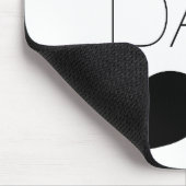 #1パパ黒口ひげ – ナンバーワン マウスパッド (コーナー)