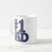 #1パパ コーヒーマグカップ (正面左)