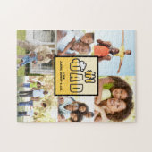 #1パパ、ハッピー・ファーザーズ・デイ、ビールテーマ写真 ジグソーパズル (横)