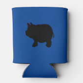 #1パパ、ブラックミニピグ 缶クーラー (裏面)