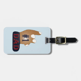 #1パパ ラゲッジタグ