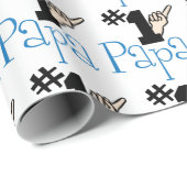 #1パパ ラッピングペーパー (ロールコーナー)