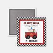 #1パパ: Fireman Magnet マグネット (正面/裏面)