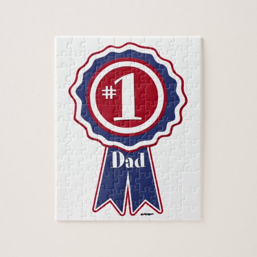#1パパ- Happy Father's Day ジグソーパズル (縦)