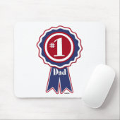 #1パパ- Happy Father's Day マウスパッド (マウス)