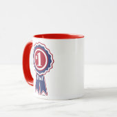 #1パパ- Happy Father's Day マグカップ (正面左)