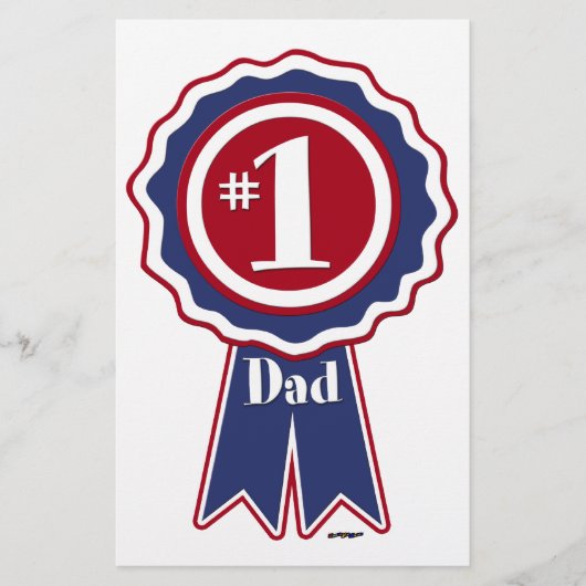 #1パパ- Happy Father's Day 便箋 (正面)
