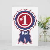 #1パパ- Happy Father's Day 便箋 (スタンド正面)