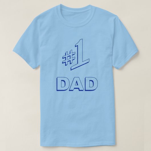 #1パパ Tシャツ (デザイン正面)