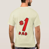 #1パパ Tシャツ (裏面)