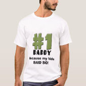 #1パパ Tシャツ (正面)
