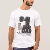 #1パパTシャツ Tシャツ (正面)
