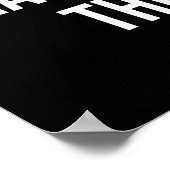 1パーセントになる – 成功やる気を起こさせる ポスター (角)