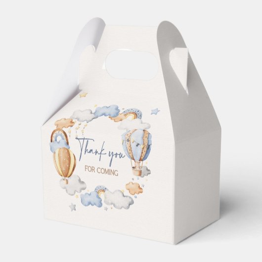 1パーソナライズされたダーフル1歳の誕生日のお願い箱 フェイバーボックス (裏面サイド)