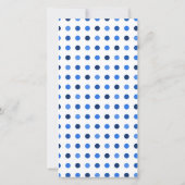 1パーソナライズされた歳の誕生日サンキューカード サンキューカード (裏面)