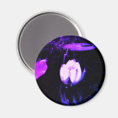 1パープルロータス磁石 マグネット (正面/裏面)