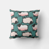 1ピグユーモアのあるイヤー誕生日選択カラースクエアP クッション (裏面)