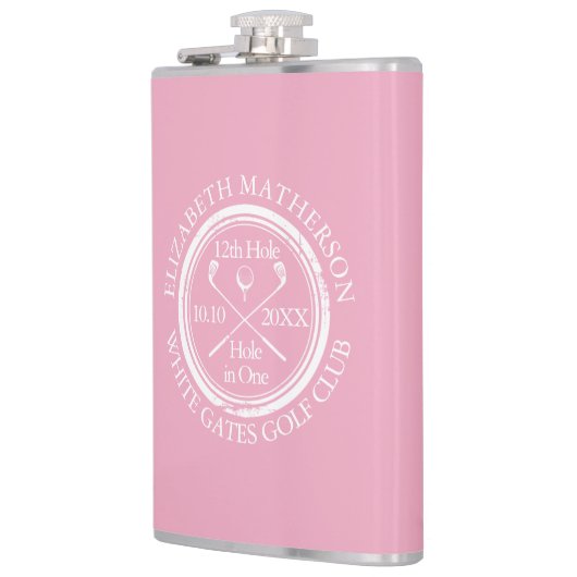 1ピパーソナライズされたンクのゴルフホフェミニンール フラスク (左)