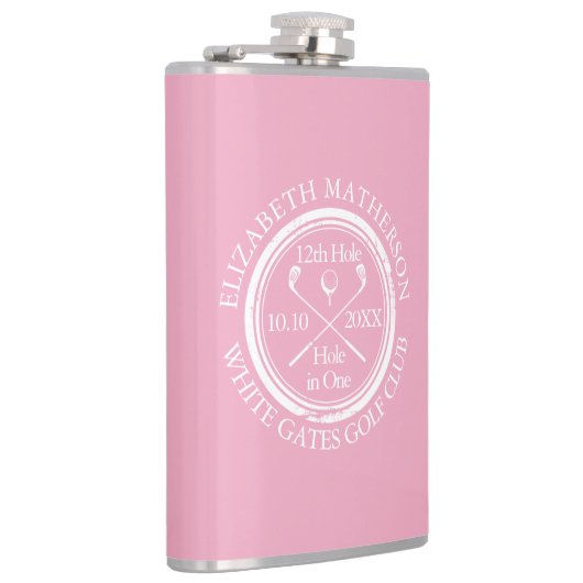 1ピパーソナライズされたンクのゴルフホフェミニンール フラスク (右)