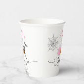 1ピンク不気味ハロウィーン誕生日リトルブー 紙コップ (右)