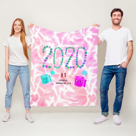 #1ピンク2の必須検疫品目 フリースブランケット (インサイチュ)