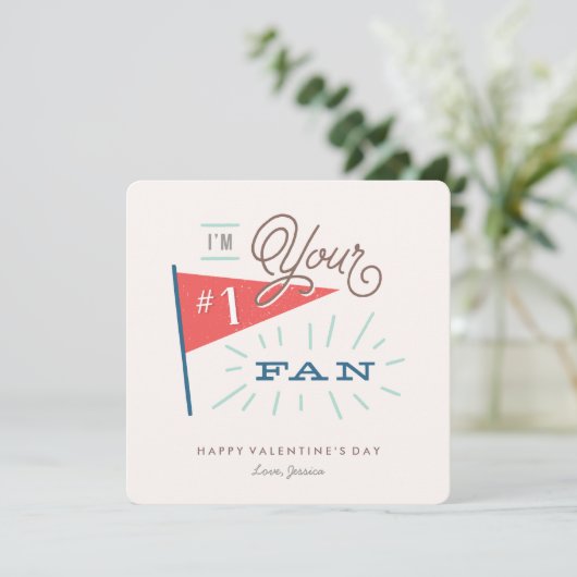 #1ファンバレンタインの名刺 シーズンカード (スタンド正面)