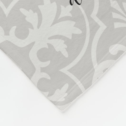 1ファームハウスタイル模様と文字 フリースブランケット (角)