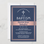 1フォトガールバプテスマ招待状誕生発表 招待状 (正面)