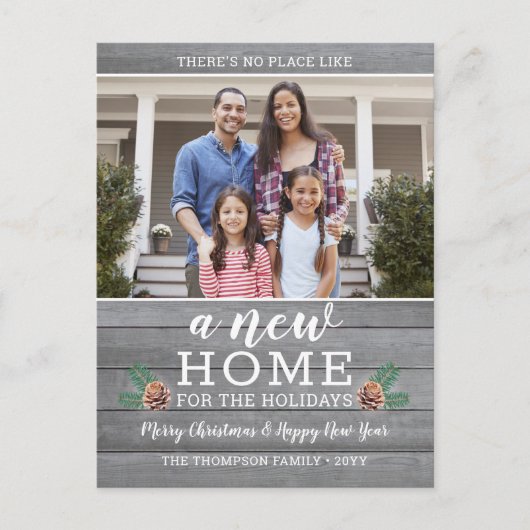 1フォトニューホームアドレスファームハモダンウス移動 シーズンポストカード (正面)