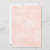 1フォトフレームオーバーレイ男女兼用ベビーシャワー 招待状 (裏面)